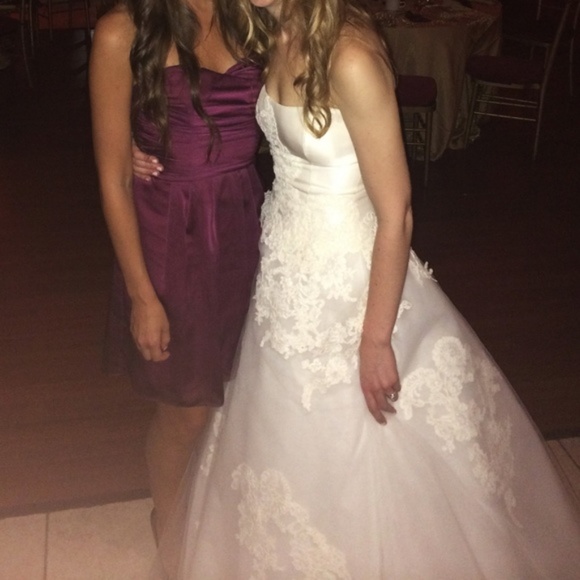 Alvina Valenta strapless bridesmaid/cocktail dress - Picture 3 of 8